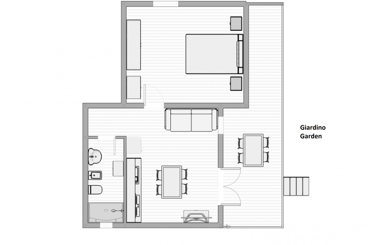Viale Europa Two Room Apartment